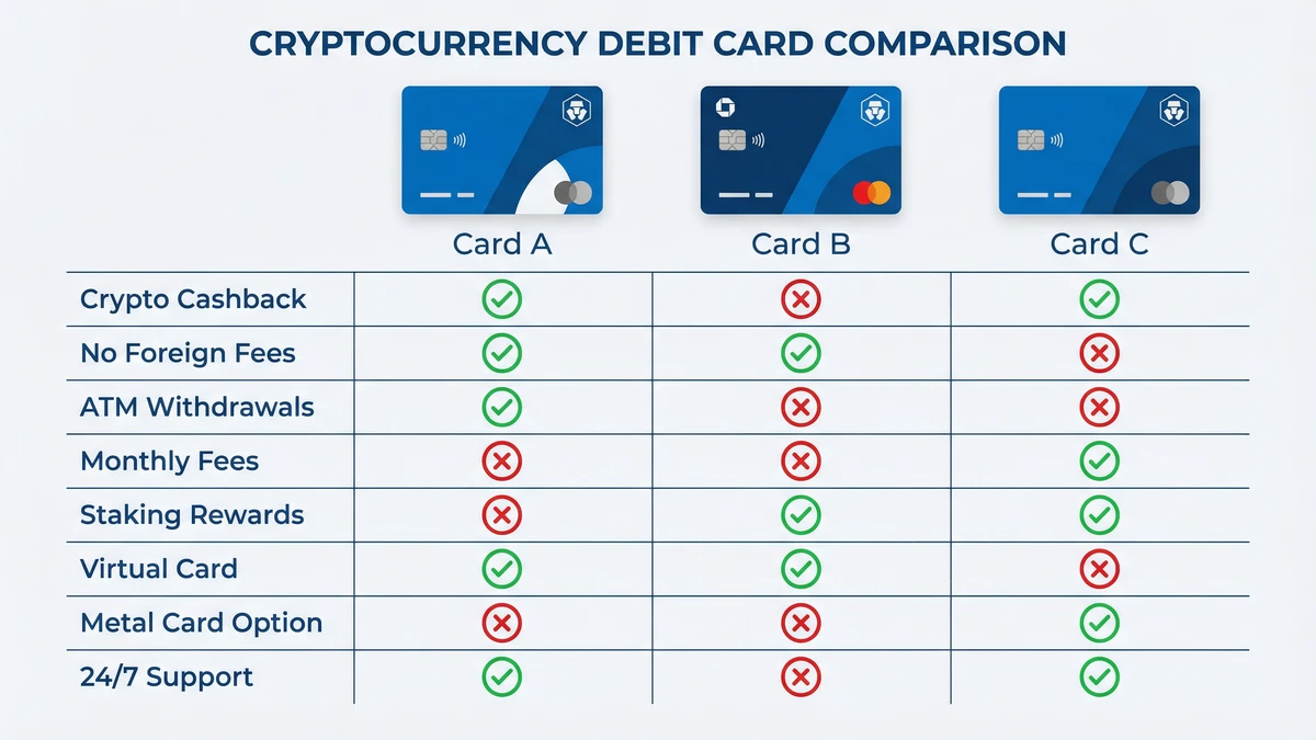 仮想通貨カード徹底比較 - RedotPay vs Tria Card vs bitFlyer